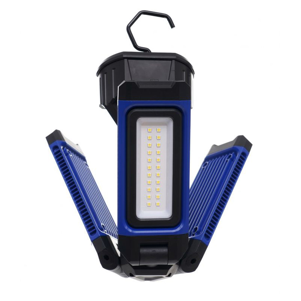eGospodari.ro % Lampa multifunctionala reincarcabila KRAFT Profi K1268, 3 proiectoare LED, 4500Lm, acumulator 4000mAh, 3 moduri, 2 culori, cu trepied , pentru ateliere, camping, constructii etc