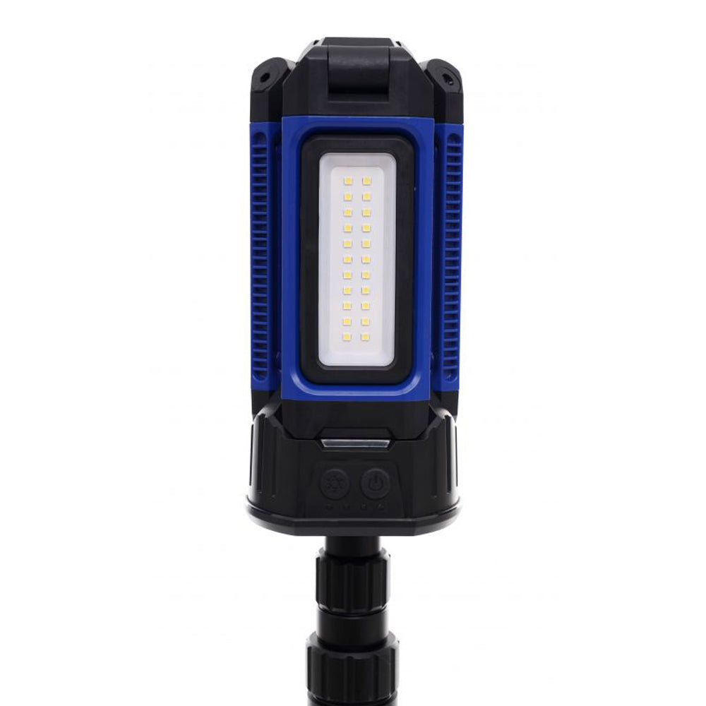 eGospodari.ro % Lampa multifunctionala reincarcabila KRAFT Profi K1268, 3 proiectoare LED, 4500Lm, acumulator 4000mAh, 3 moduri, 2 culori, cu trepied , pentru ateliere, camping, constructii etc