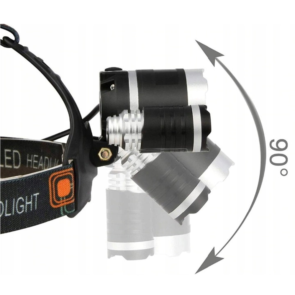 eGospodari.ro % Lanterna LED pentru cap KRAFT Profi K1245, raza de actiune 500m