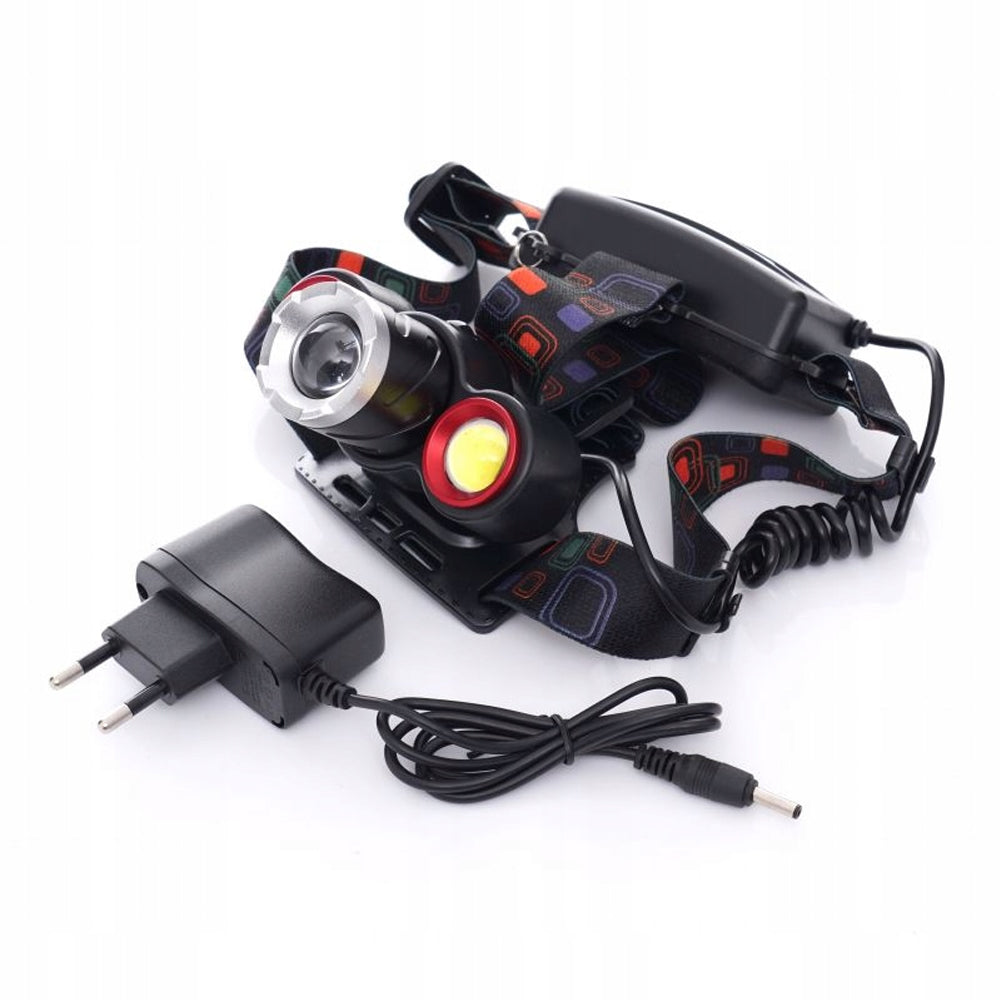 eGospodari.ro % Lanterna LED pentru cap KRAFT Profi K1245, raza de actiune 500m
