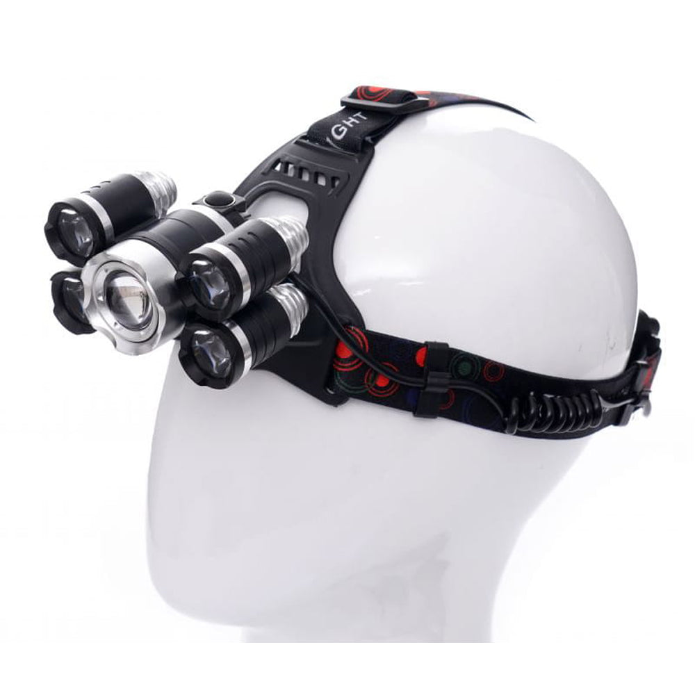 eGospodari.ro % Lanterna LED pentru cap KRAFT Profi K1248, raza de actiune 500m