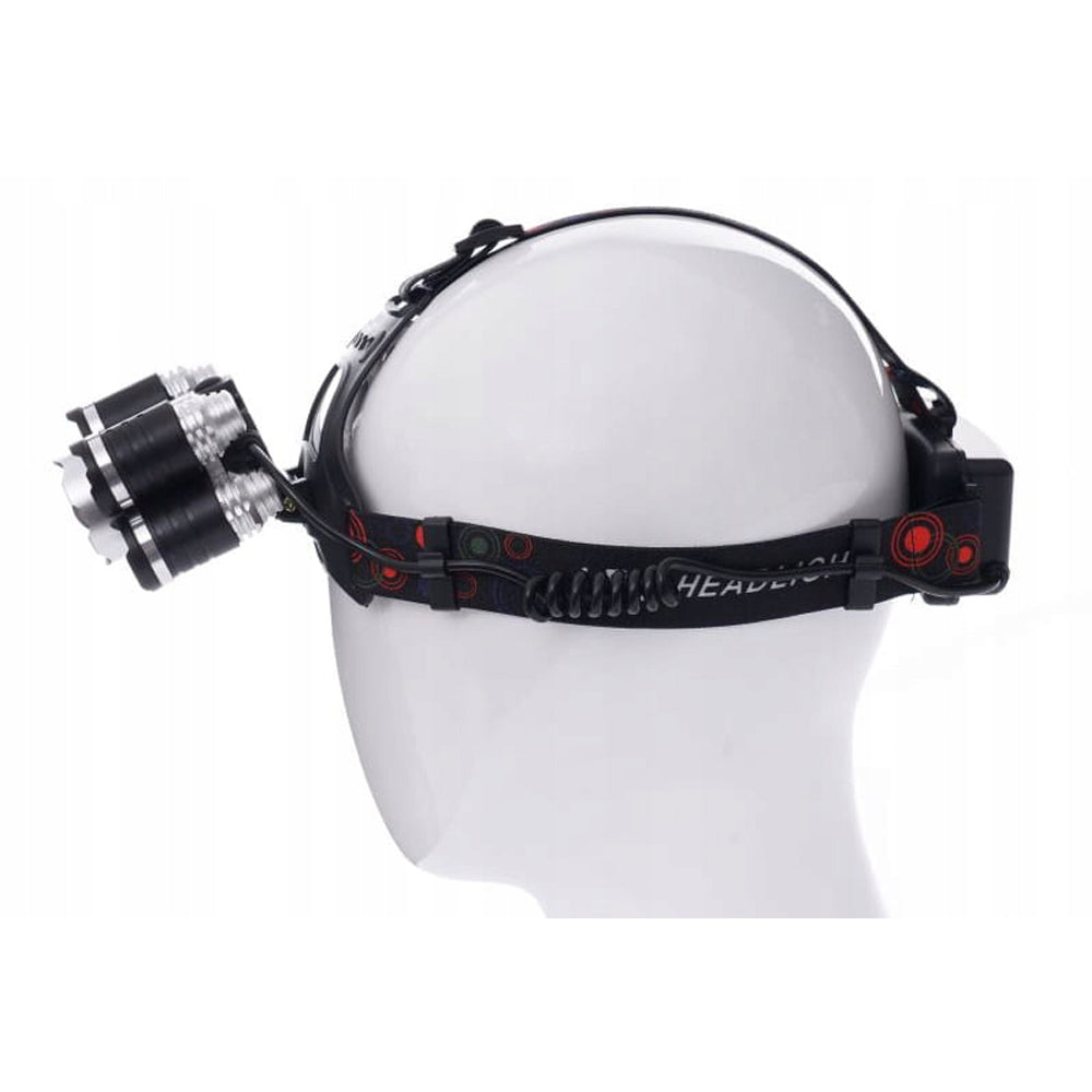 eGospodari.ro % Lanterna LED pentru cap KRAFT Profi K1248, raza de actiune 500m