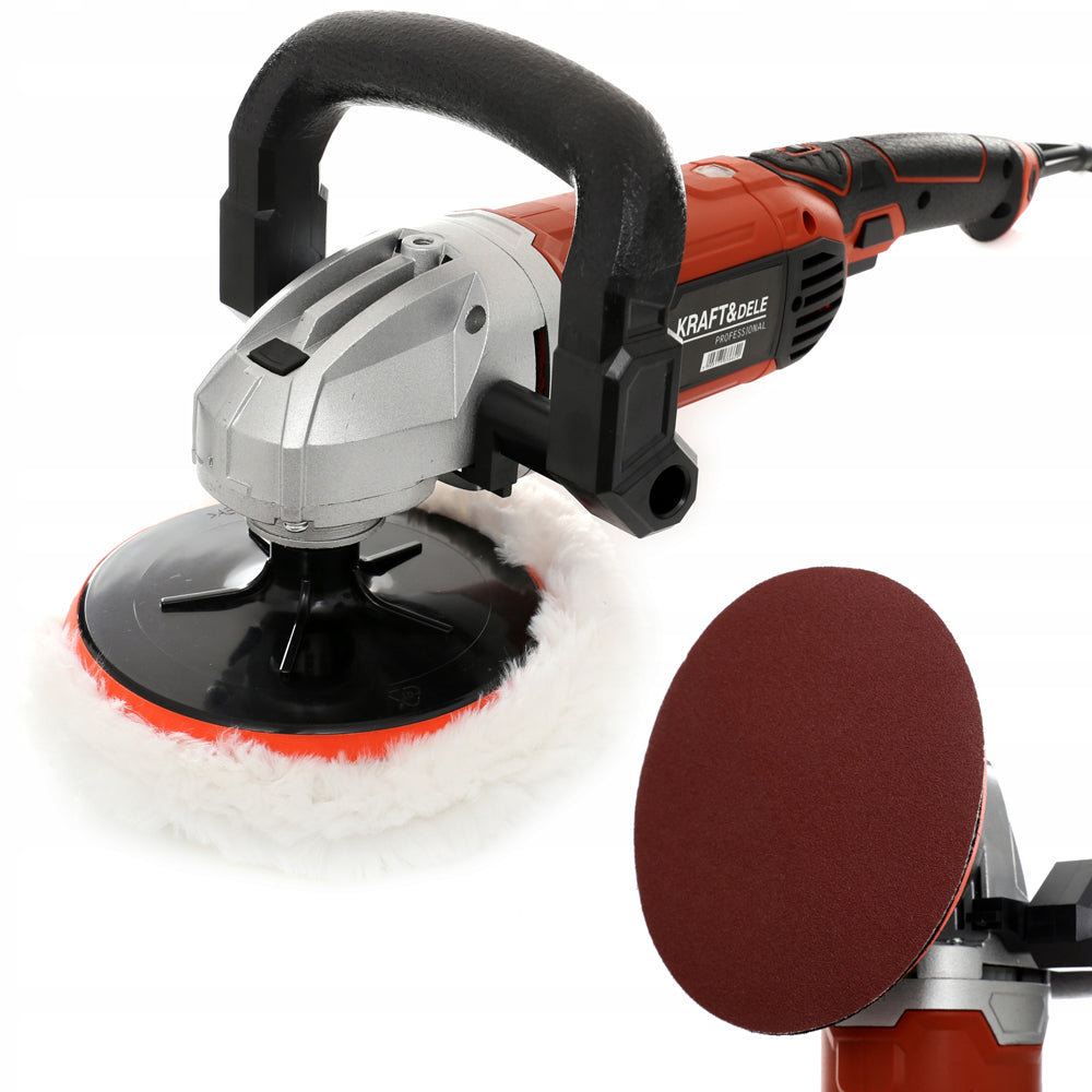 eGospodari.ro % Masina de lustruit-polisat-slefuit KRAFT Profi K3054, 2550 W, 180 mm, turatie reglabila