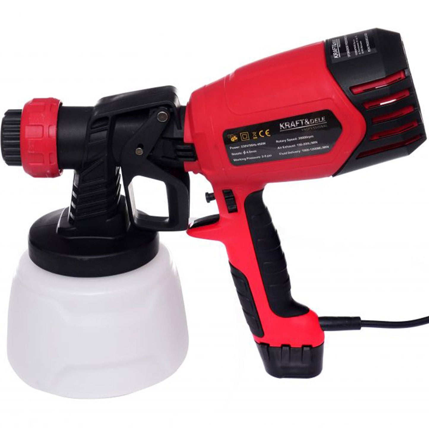 eGospodari.ro % Pistol de vopsit KRAFT Profi K1655, electric 450W, Փ 4 mm, 1000ml