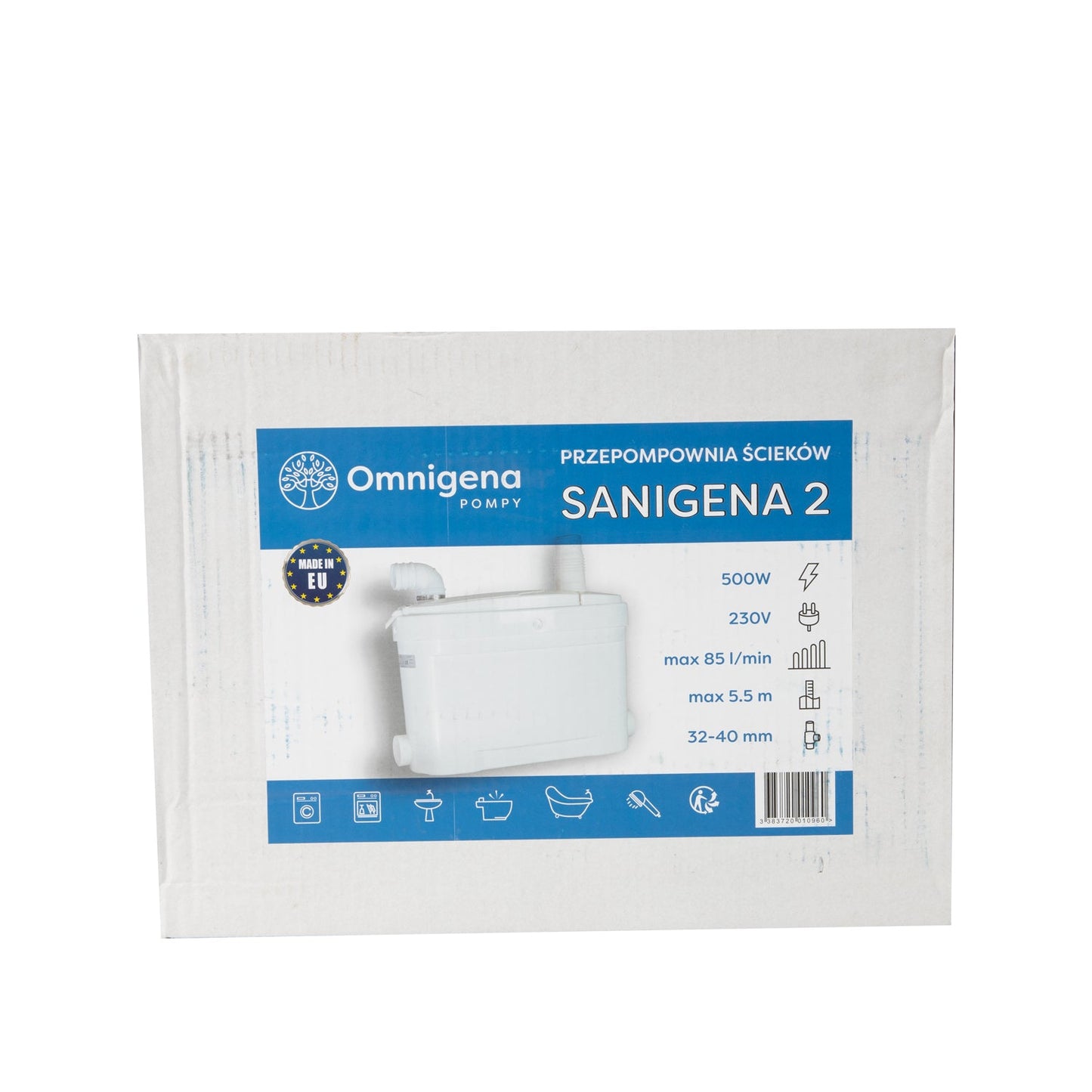 eGospodari.ro % Pompa WC OMNI Polonia Sanigena2, 500W, 85 l/min