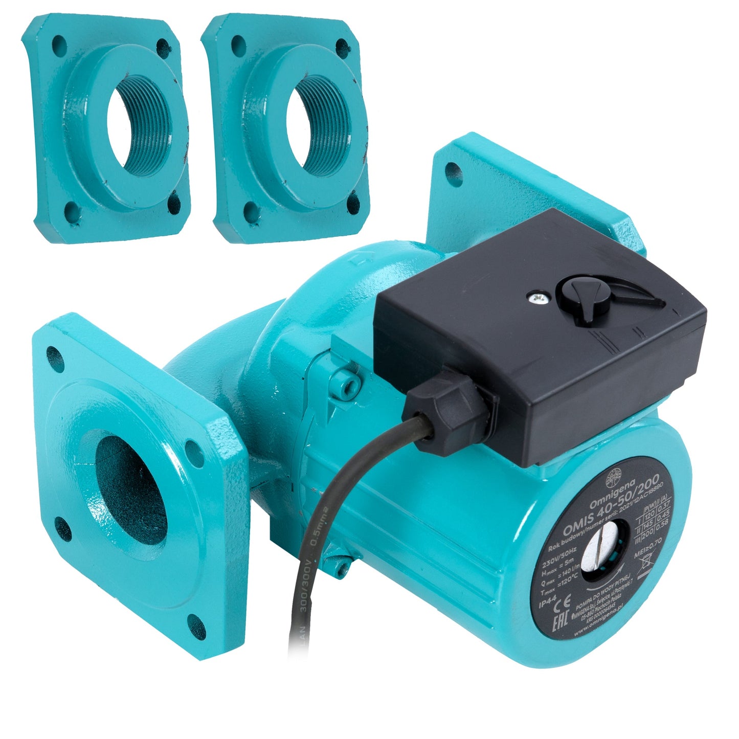 eGospodari.ro % Pompa recirculare centrala OMNI Polonia OMIS 40-50/200, debit 140l/min, putere 200W