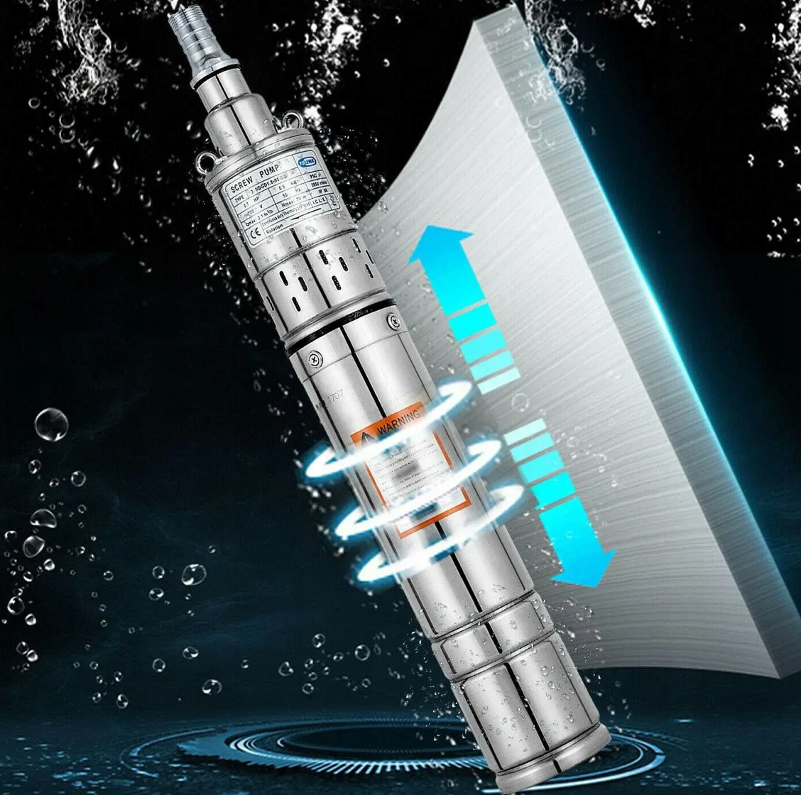 eGospodari.ro % Pompa submersibila KRAFT Profi K1702, 750W, debit 30l/min, H refulare 100m, racord 1 tol