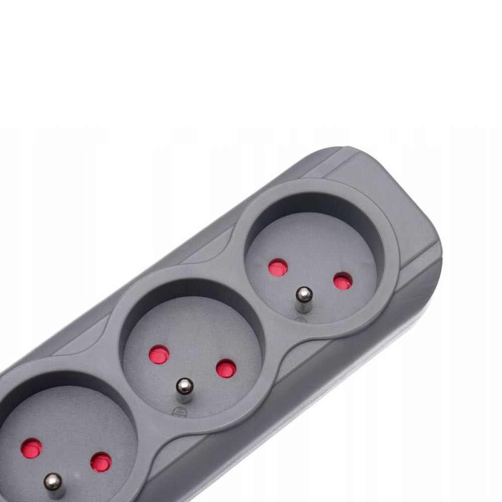 eGospodari.ro % Prelungitor electric cu 5 prize, 2 mufe USB si intrerupator KRAFT Profi K4034, lungime 3m