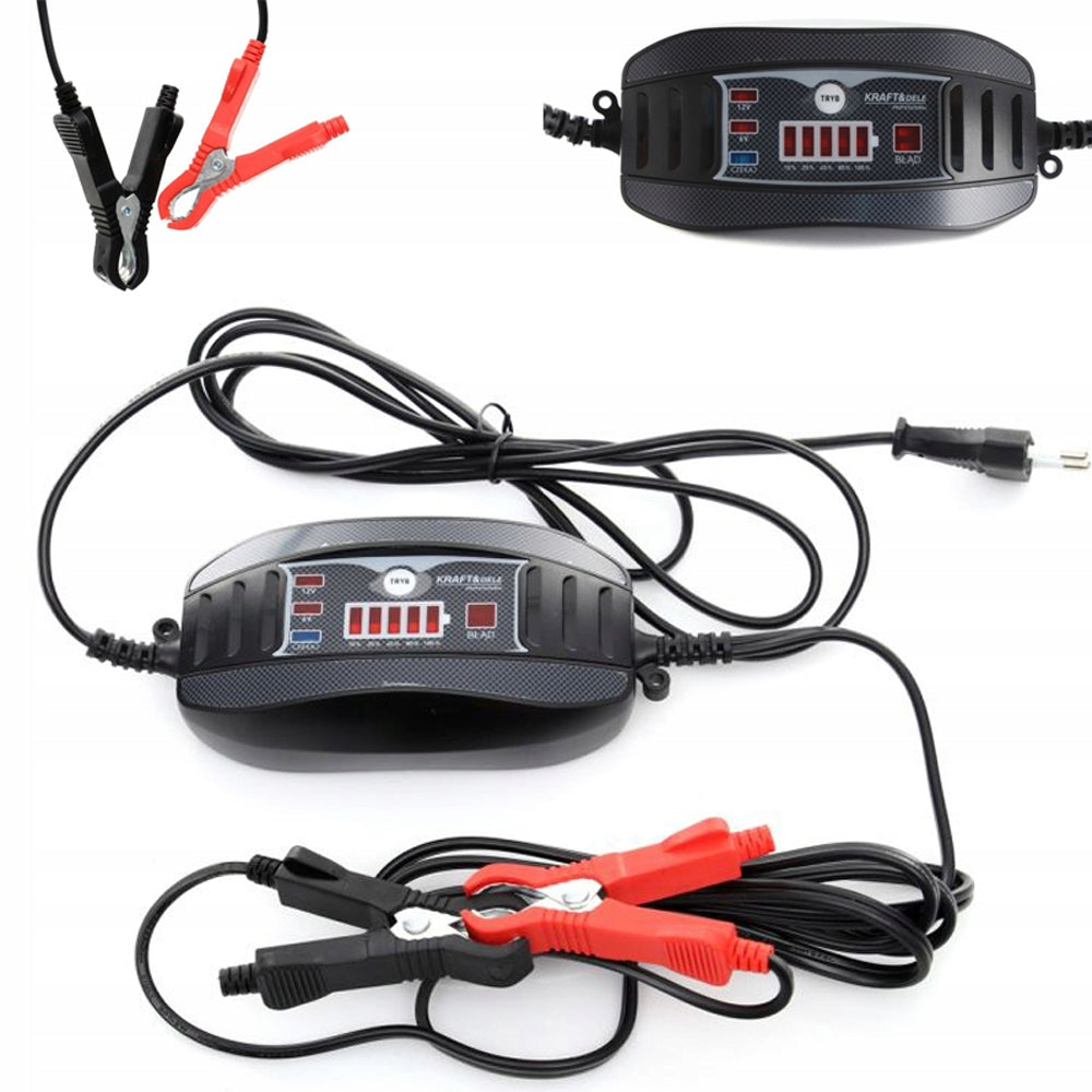 eGospodari.ro % Mini-Redresor incarcare baterii KRAFT Profi K1287, 7.3-14.7V, 10-30Ah