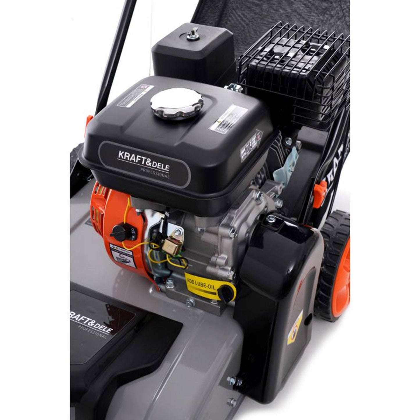 eGospodari.ro % Scarificator-aerator gazon cu motor pe benzina 4 timpi, KRAFT Profi K5191 5.2CP, 3.8KW, latime lucru 38cm
