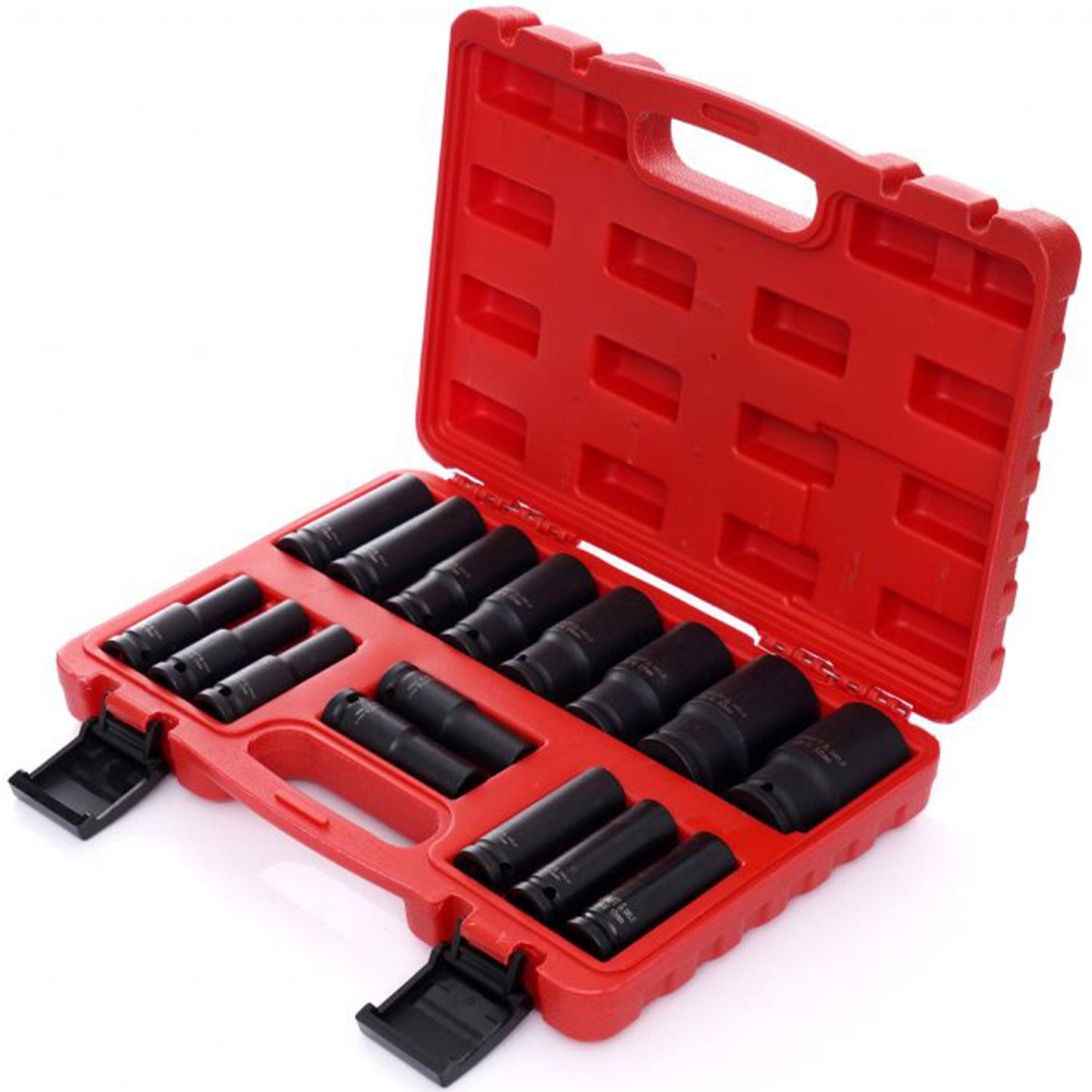 eGospodari.ro % Set 16 CHEI Tubulare prize cu impact KRAFT Profi K10531, Drive interior 1/2", 10-32mm, valiza transport inclusa