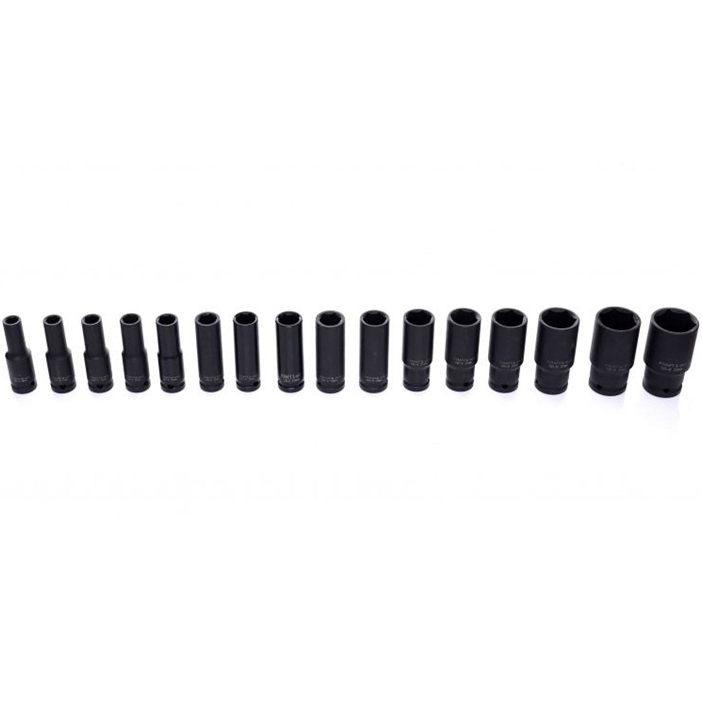 eGospodari.ro % Set 16 CHEI Tubulare prize cu impact KRAFT Profi K10531, Drive interior 1/2", 10-32mm, valiza transport inclusa