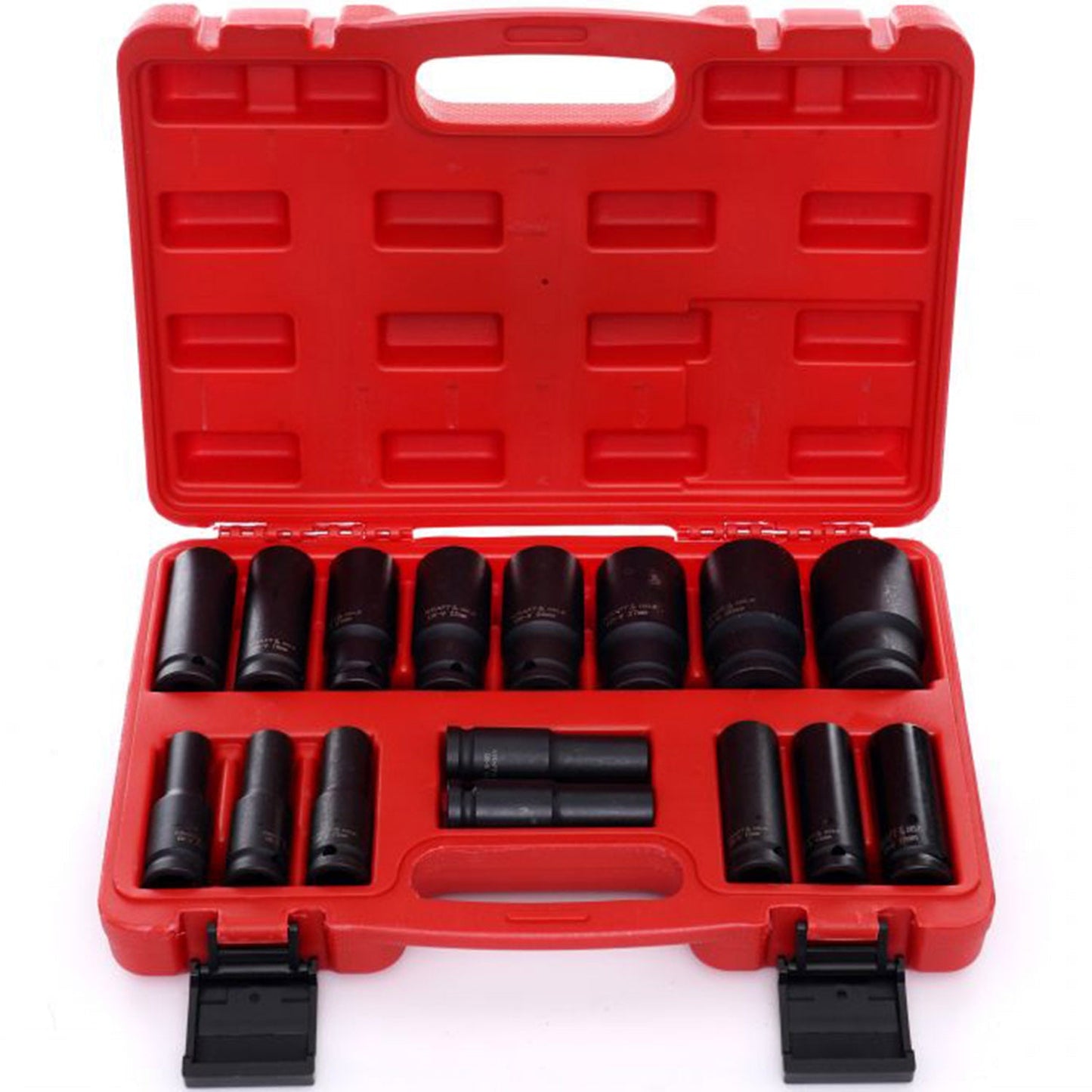 eGospodari.ro % Set 16 CHEI Tubulare prize cu impact KRAFT Profi K10531, Drive interior 1/2", 10-32mm, valiza transport inclusa