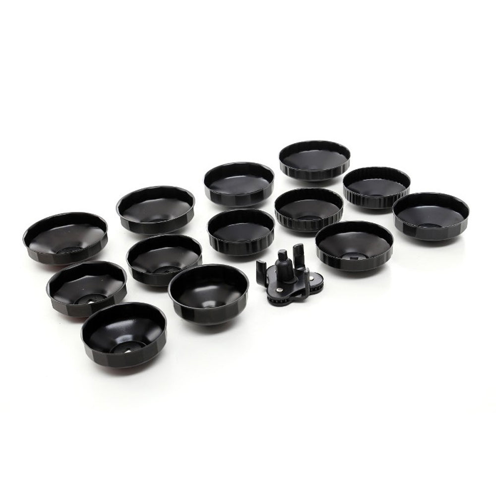 eGospodari.ro % SET TUBULARE capace desfacere filtre de ulei auto KRAFT Profi K10502, include 28+1 elemente, DRIVE 1/2" si 3/4"