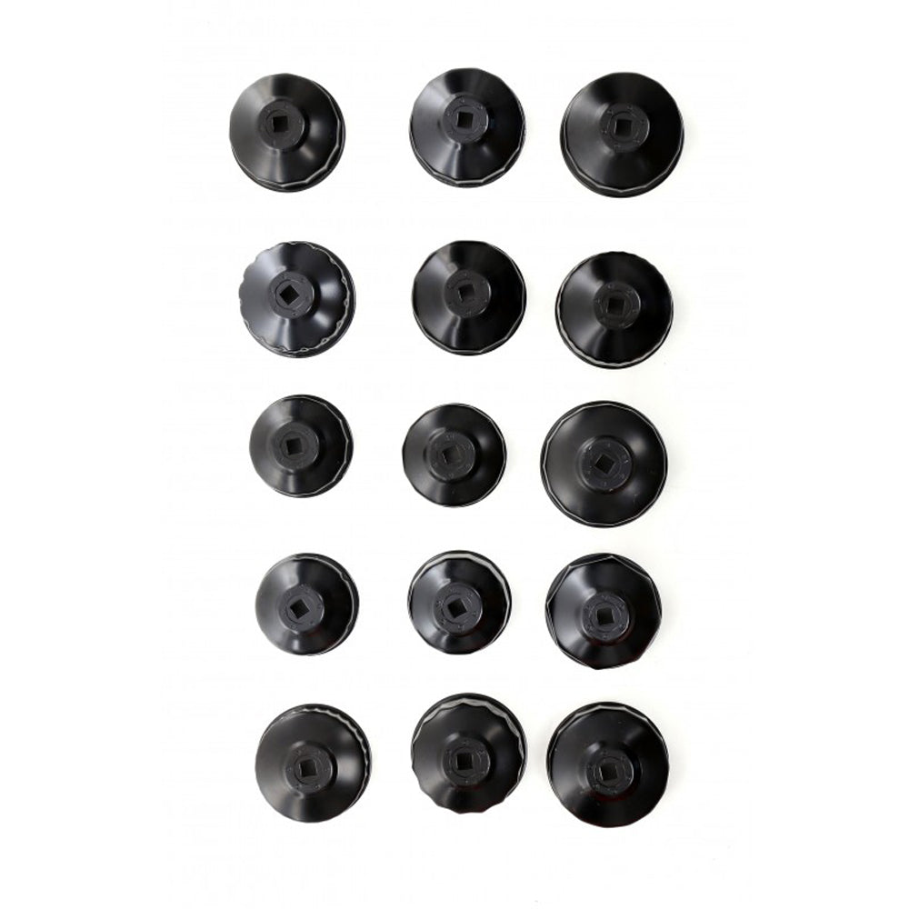 eGospodari.ro % SET TUBULARE capace desfacere filtre de ulei auto KRAFT Profi K10502, include 28+1 elemente, DRIVE 1/2" si 3/4"