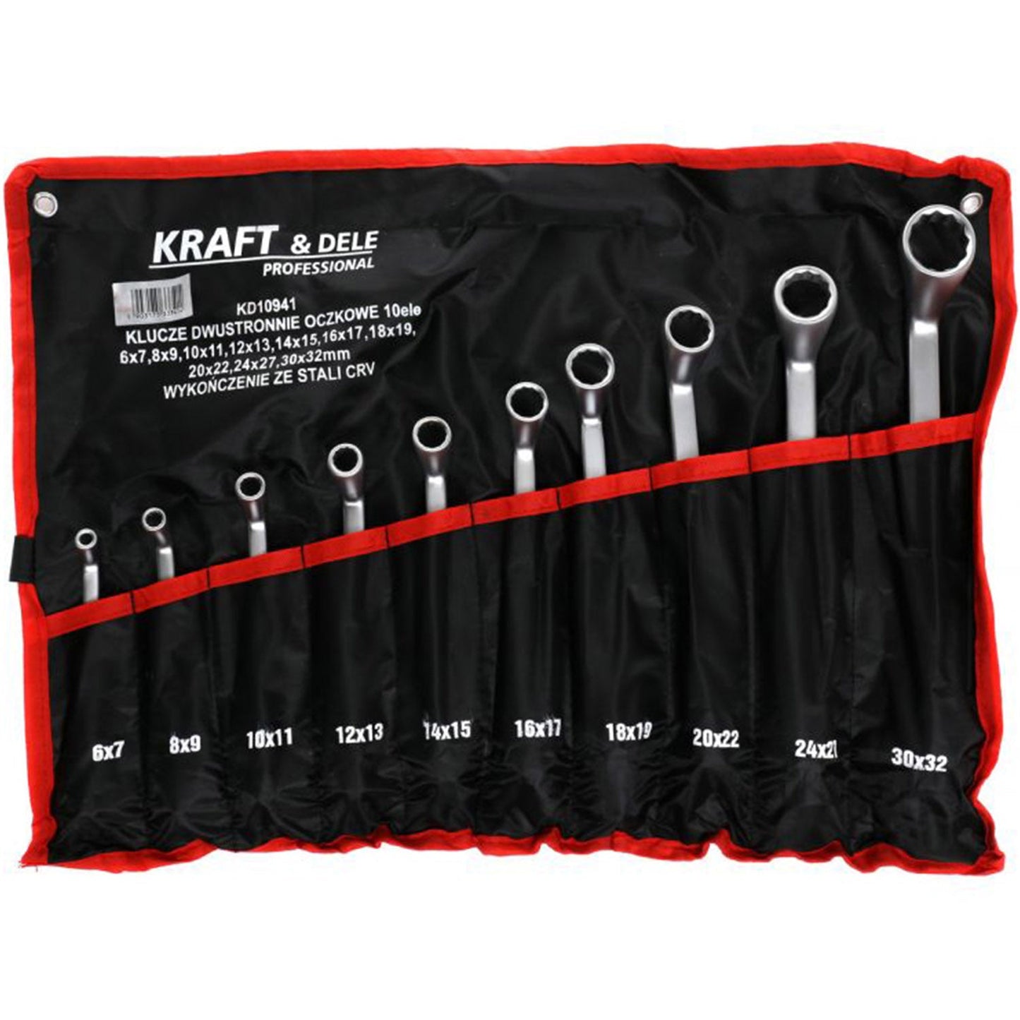 eGospodari.ro % Set chei inelare cu cot, 10 piese, KRAFT Profi K10941, 6-32MM
