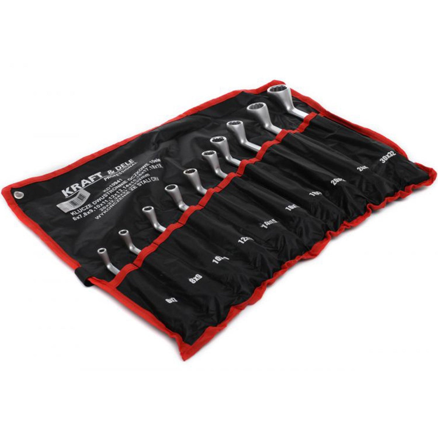 eGospodari.ro % Set chei inelare cu cot, 10 piese, KRAFT Profi K10941, 6-32MM
