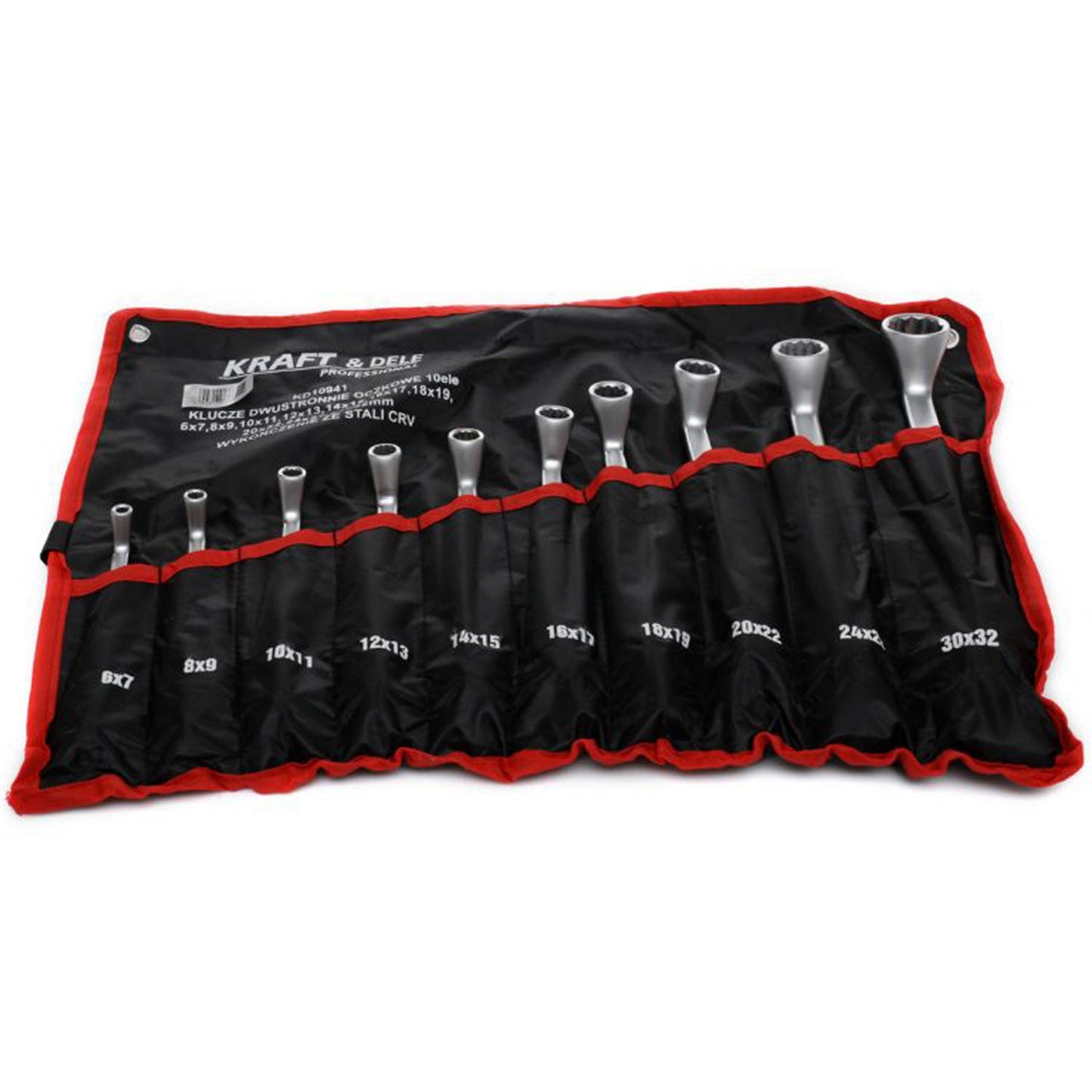 eGospodari.ro % Set chei inelare cu cot, 10 piese, KRAFT Profi K10941, 6-32MM