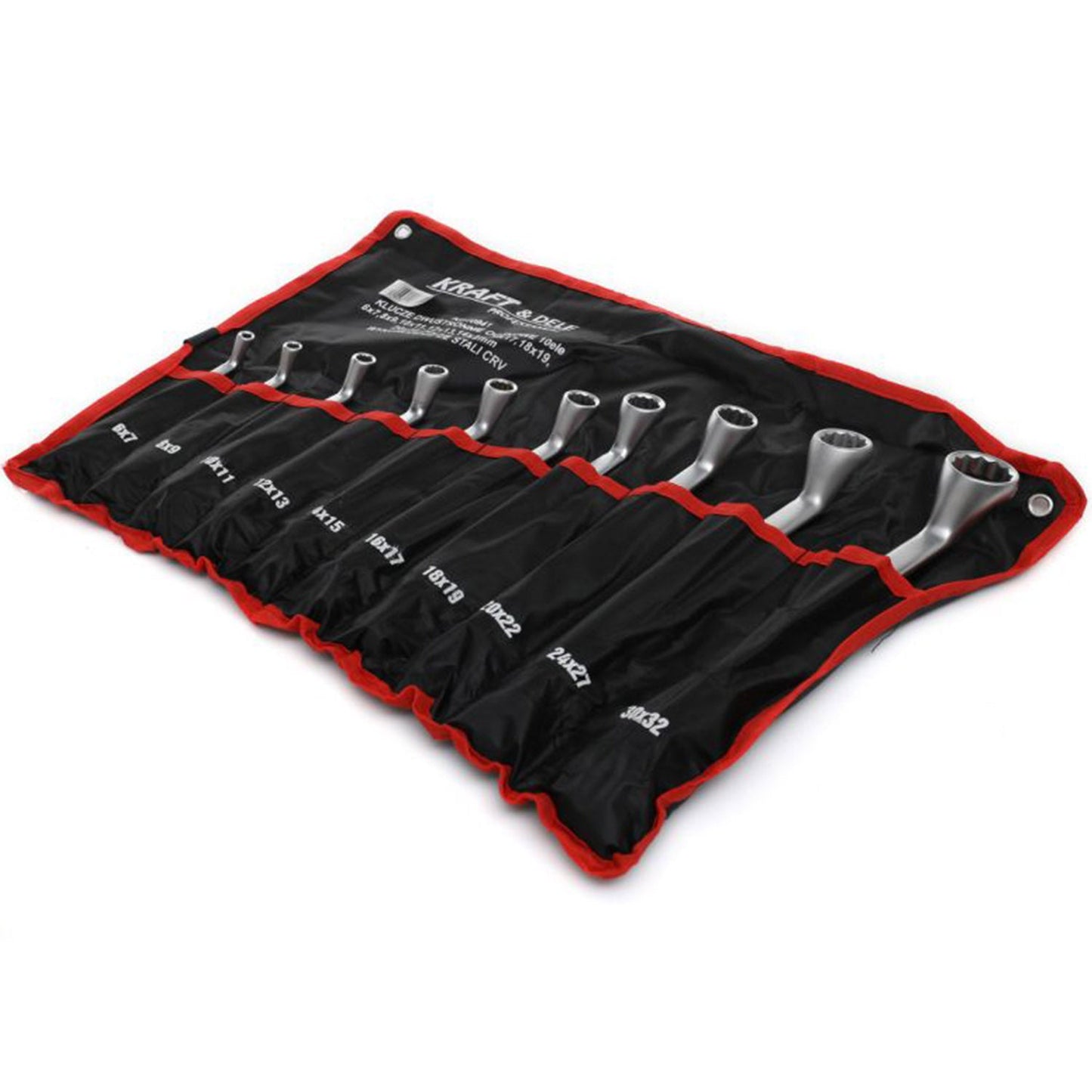 eGospodari.ro % Set chei inelare cu cot, 10 piese, KRAFT Profi K10941, 6-32MM