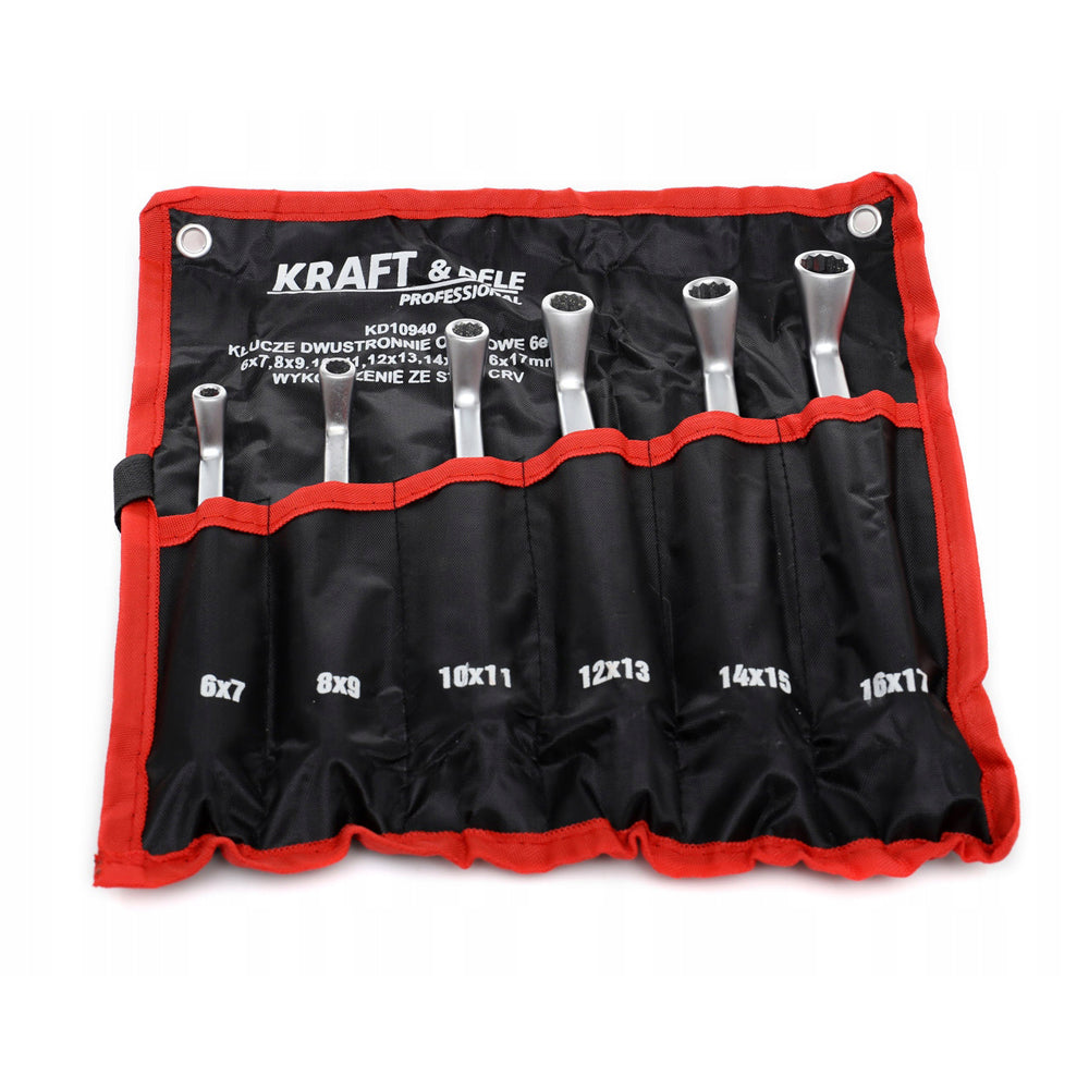 eGospodari.ro % Set chei inelare cu cot, 6 piese, KRAFT Profi K10940, 6-17MM