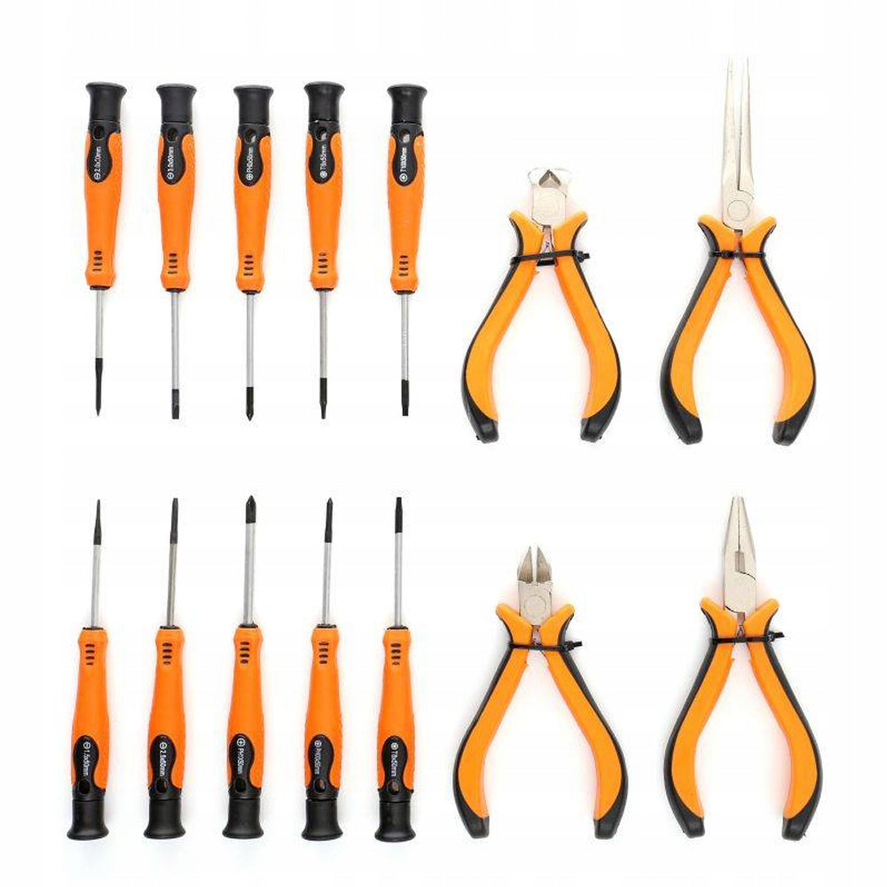 eGospodari.ro % Set surubelnite si clesti KRAFT Profi K10894, 14 buc