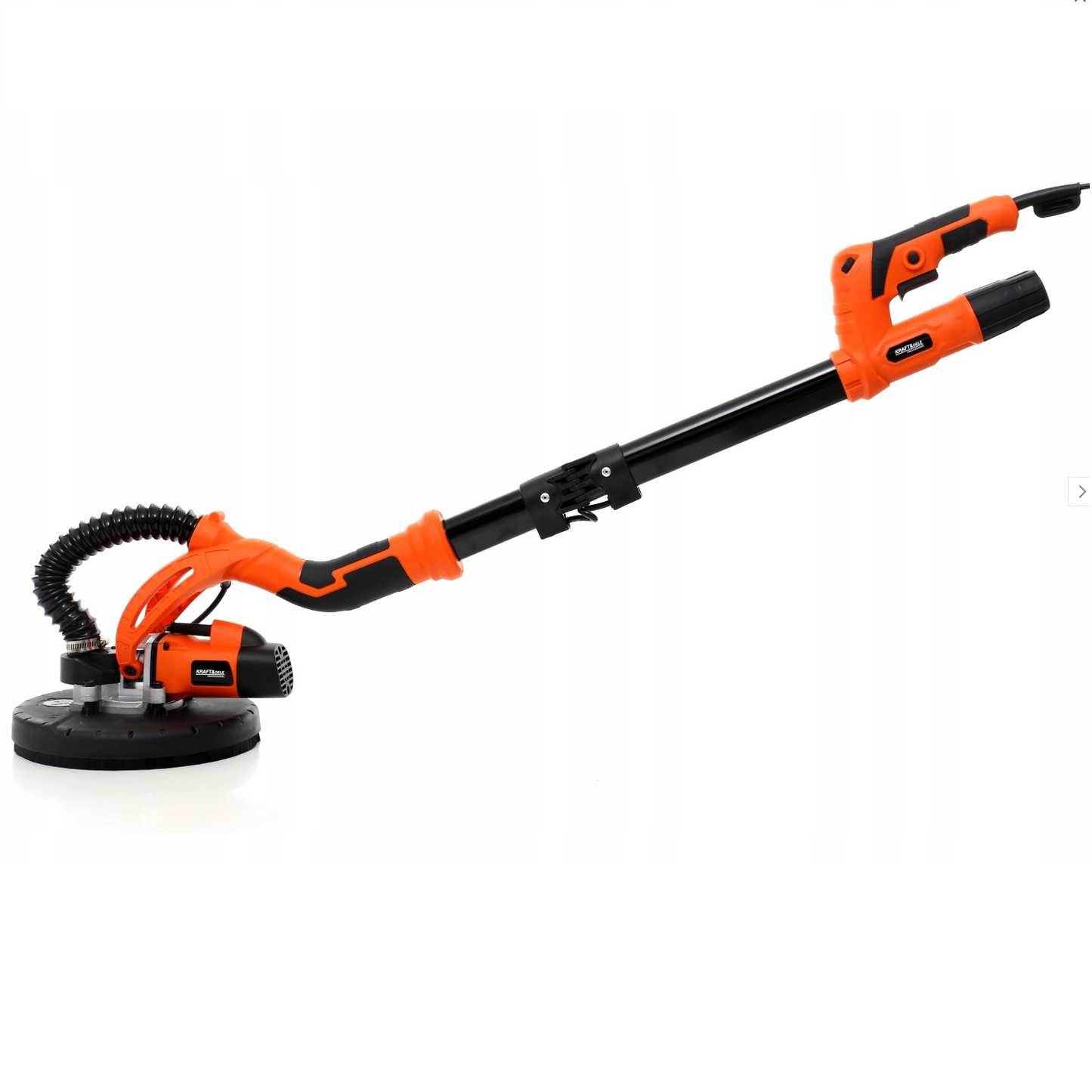 eGospodari.ro % Slefuitor pereti girafa cu adaptor pentru aspirator KRAFT Profi K1542, 710W, 225mm, turatie reglabila