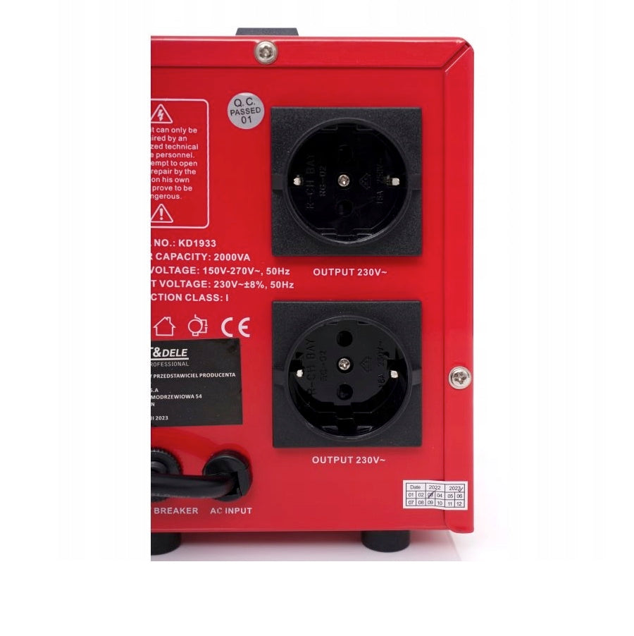 eGospodari.ro % Stabilizator de tensiune KRAFT Profi K1934, 3000VA, 230V