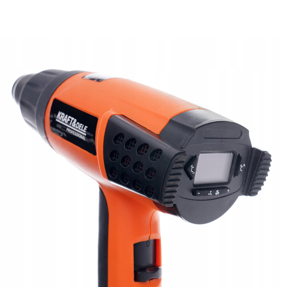 eGospodari.ro % Suflanta aer cald de tip feon industrial KRAFT Profi K3028, 2000W, 3 trepte flux aer, max. 630ᵒC