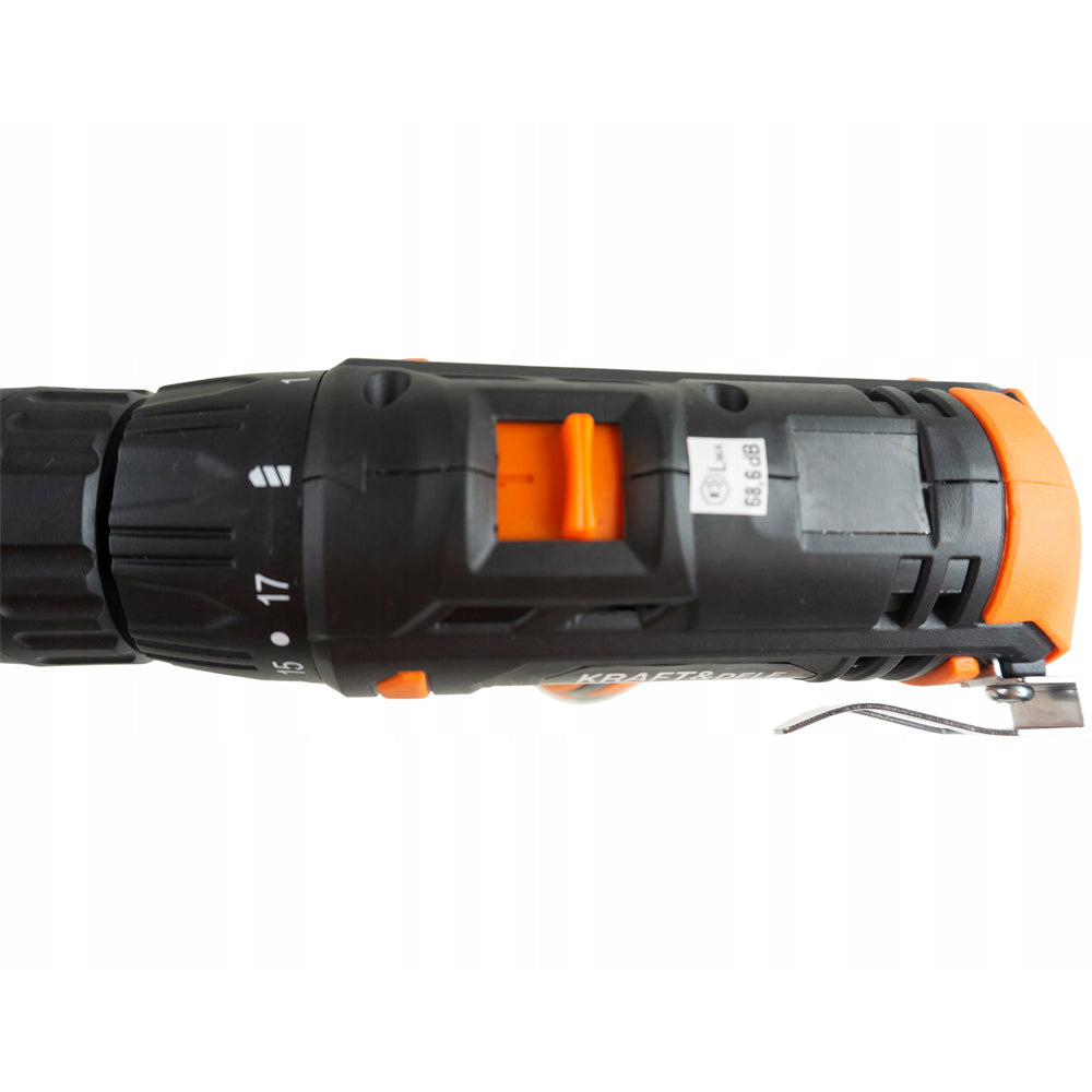 eGospodari.ro % SET Surubelnita cu acumulator KRAFT Profi K1670, include 2 acumulatori 12 V, 6 burghie si 6 biti incluse