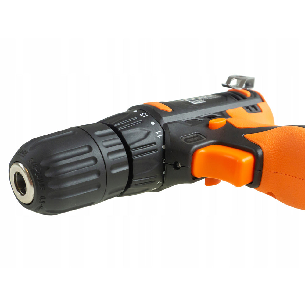 eGospodari.ro % SET Surubelnita cu acumulator KRAFT Profi K1670, include 2 acumulatori 12 V, 6 burghie si 6 biti incluse