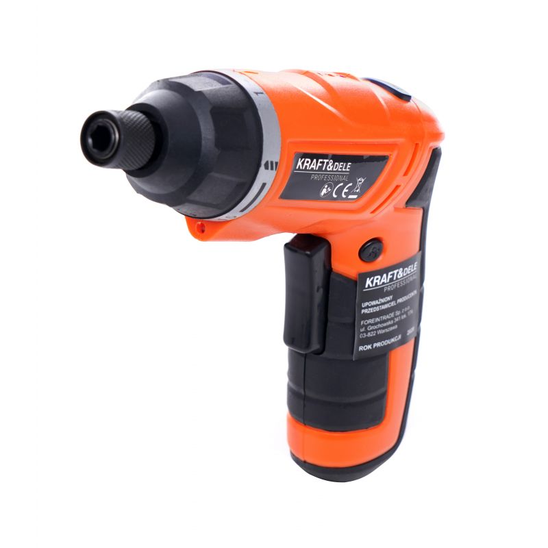 eGospodari.ro % SET Surubelnita electrica pe acumulator KRAFT Profi K1577, include 1 acumulator 3.6 V, 6 tubulare si 30 biti