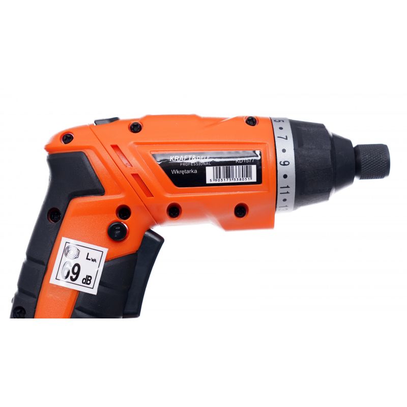 eGospodari.ro % SET Surubelnita electrica pe acumulator KRAFT Profi K1577, include 1 acumulator 3.6 V, 6 tubulare si 30 biti