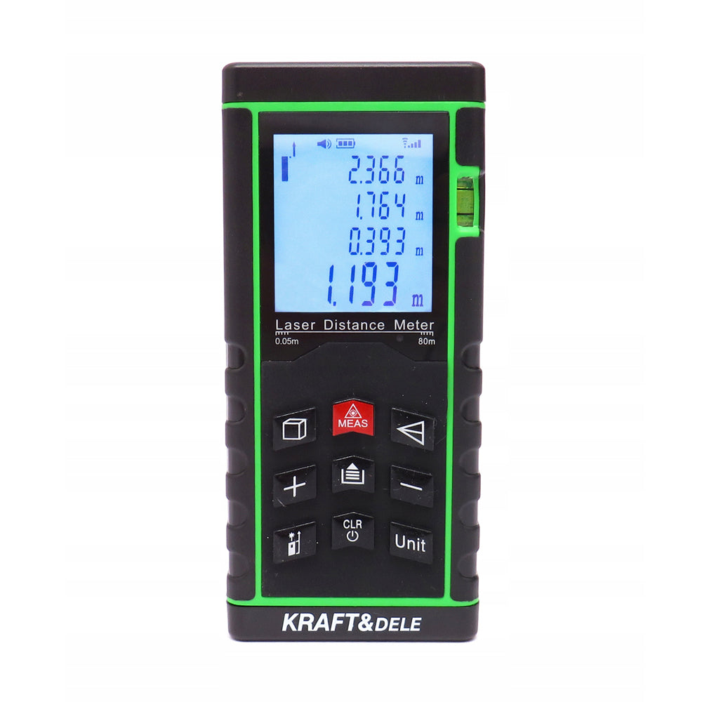 eGospodari.ro % Telemetru cu laser KRAFT Profi K10407, 80m + husa protectie