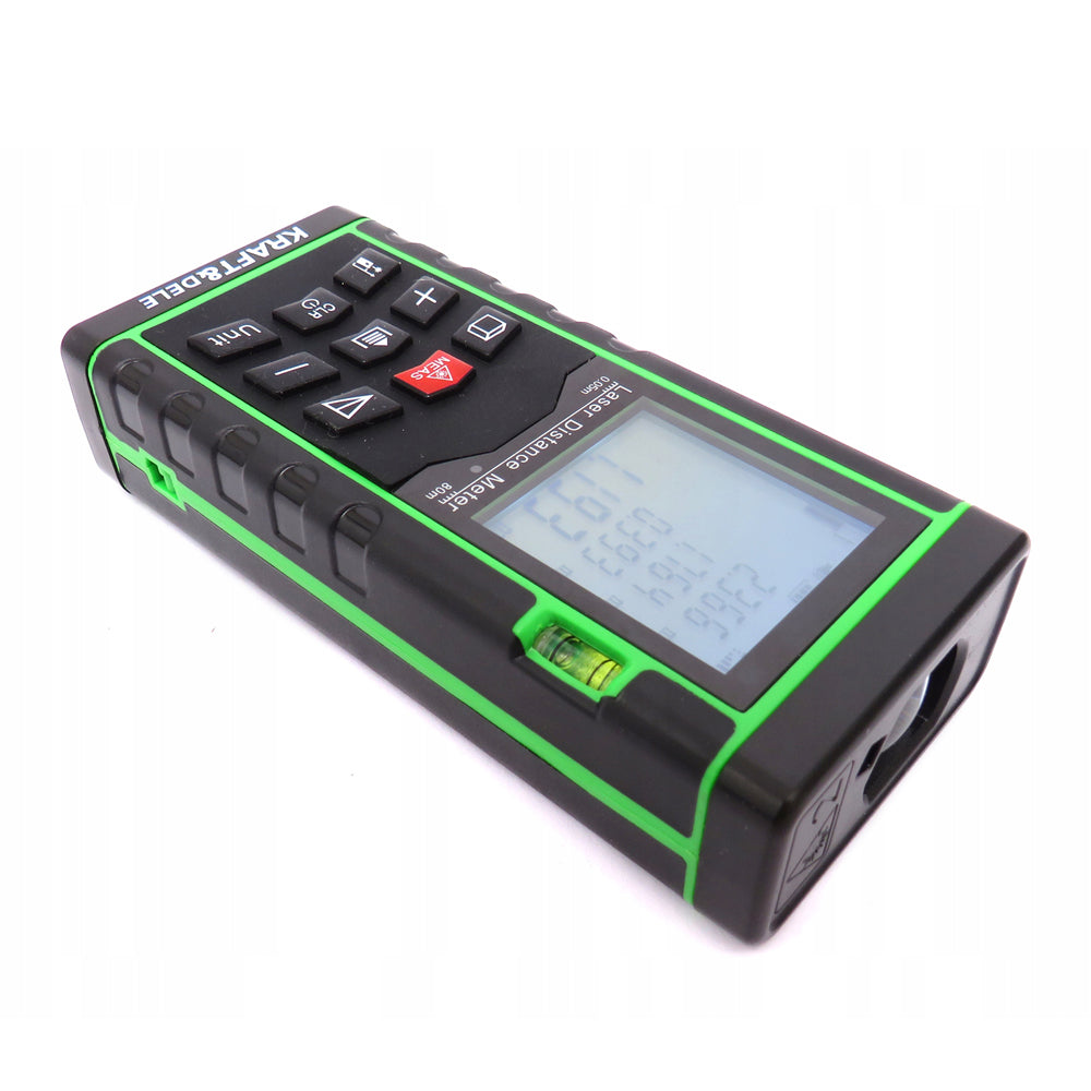 eGospodari.ro % Telemetru cu laser KRAFT Profi K10407, 80m + husa protectie
