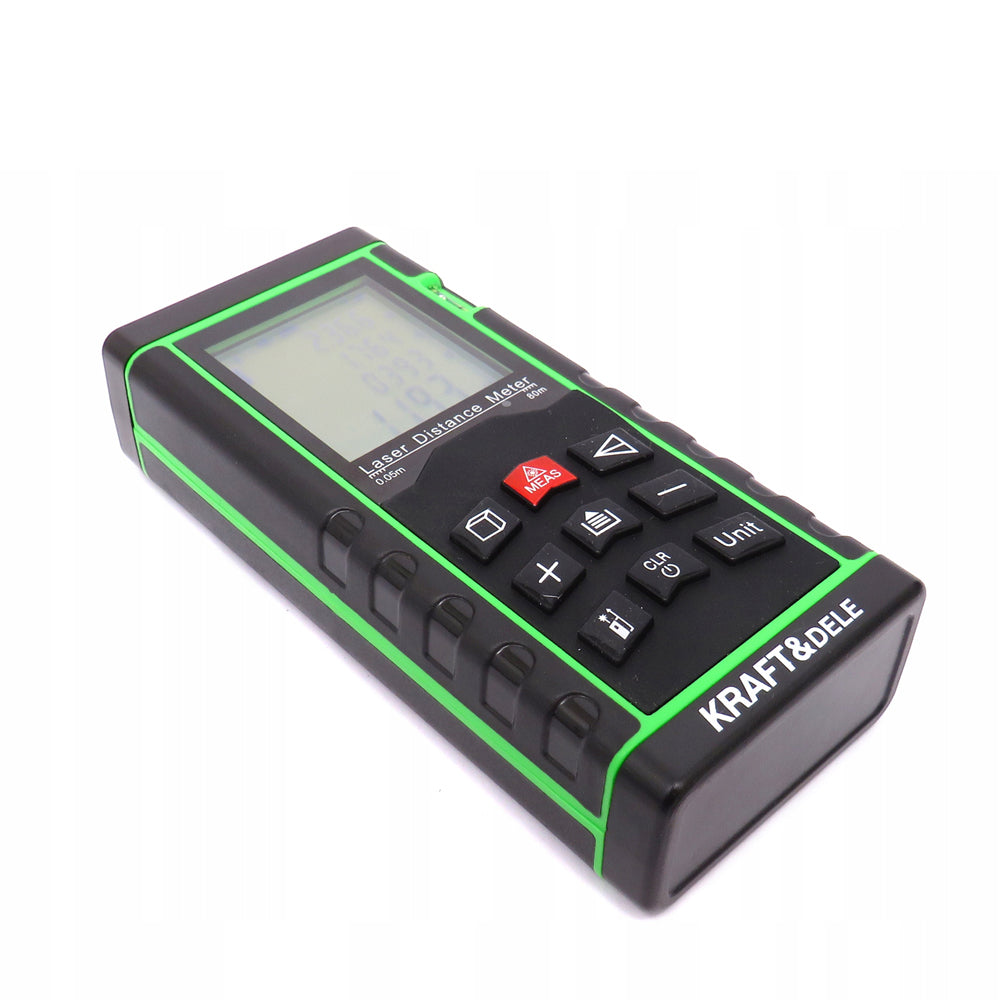 eGospodari.ro % Telemetru cu laser KRAFT Profi K10407, 80m + husa protectie