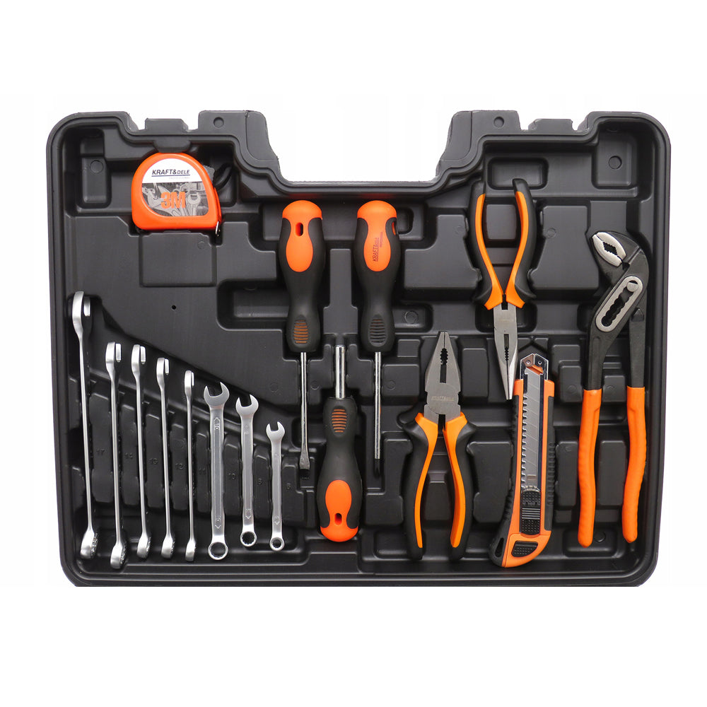 eGospodari.ro % Trusa scule KRAFT Profi K10464, 83 elemente, cutie depozitare inclusa