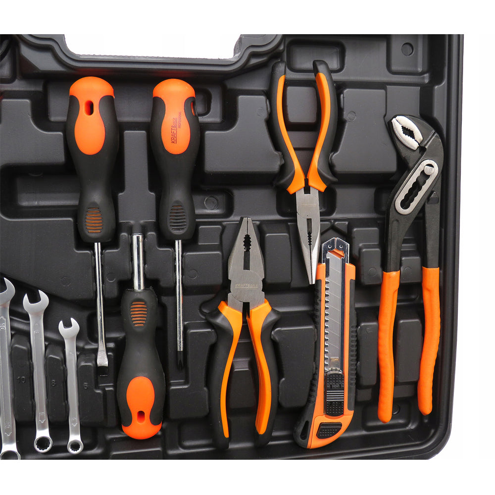 eGospodari.ro % Trusa scule KRAFT Profi K10464, 83 elemente, cutie depozitare inclusa