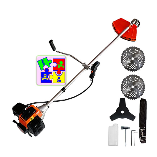 Motocoasa pe benzina URAL 7* PROFESSIONAL, 52cc, 6CP, Accesorii Incluse, Disc Stea și 2xVIDIA