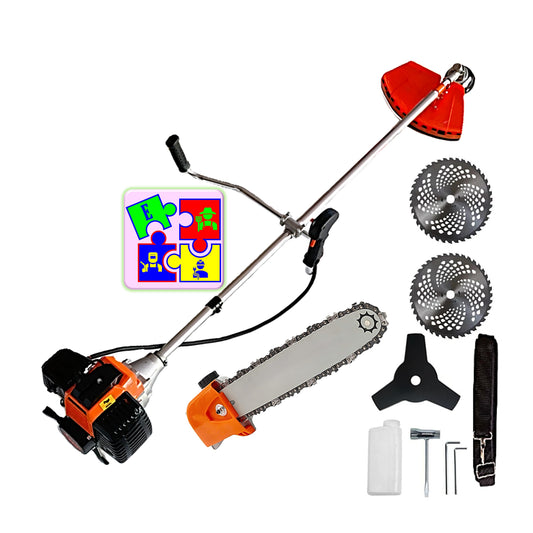 Motocoasa pe benzina URAL 7* PROFESSIONAL, 52cc, 6CP, Accesorii Incluse, Disc Stea și 2xVIDIA, CAP DRUJBA