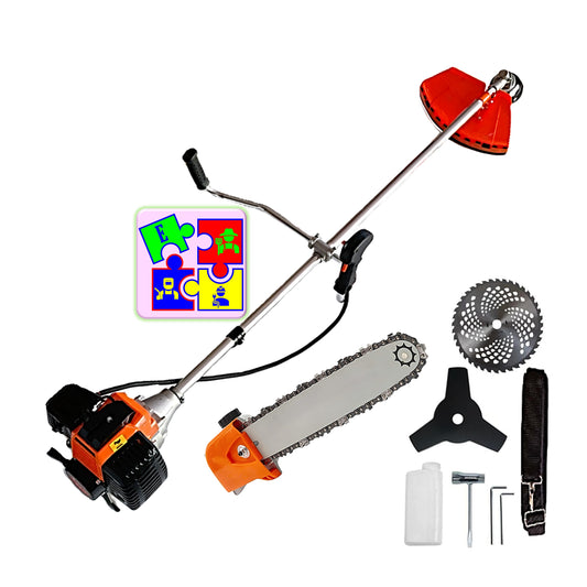 Motocoasa pe benzina URAL 7* PROFESSIONAL, 52cc, 6CP, Accesorii Incluse, Disc Stea și VIDIA, CAP DRUJBA