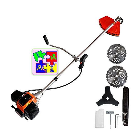 Motocoasa pe benzina URAL 7* PROFESSIONAL, 52cc, 6CP, Accesorii Incluse, Disc Stea, VIDIA D230mm, D255mm