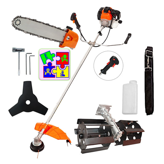 Motocoasa pe benzina ALFA 7* PROFESSIONAL, Accesorii, 52cc-6CP, DISC STEA METALIC + CAP DRUJBA, + PRASITOARE