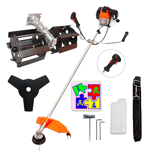 Motocoasa pe benzina ALFA 7* PROFESSIONAL, Accesorii, 52cc-6CP, DISC STEA METALIC + PRASITOARE