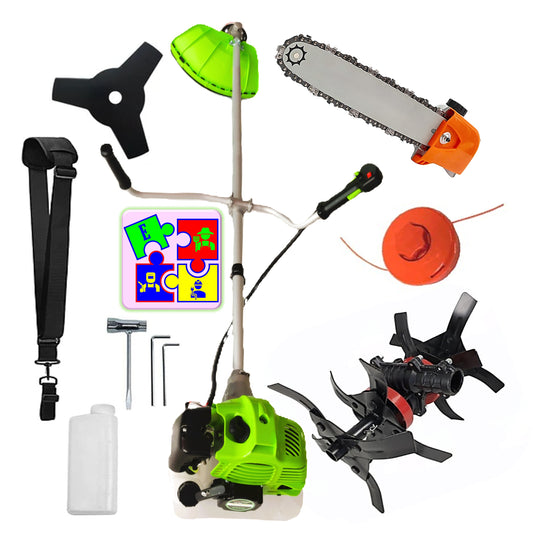 Motocoasa pe benzina ALFA 7* PROFESSIONAL, Accesorii si 1xDisc Stea, 8CP, VERDE, PLUS CULTIVATOR-PROFI, +Cap DRUJBA