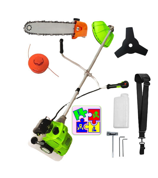 Motocoasa pe benzina ALFA 7* PROFESSIONAL, Accesorii si 1xDisc Stea, 8CP, VERDE, PLUS CAP DRUJBA