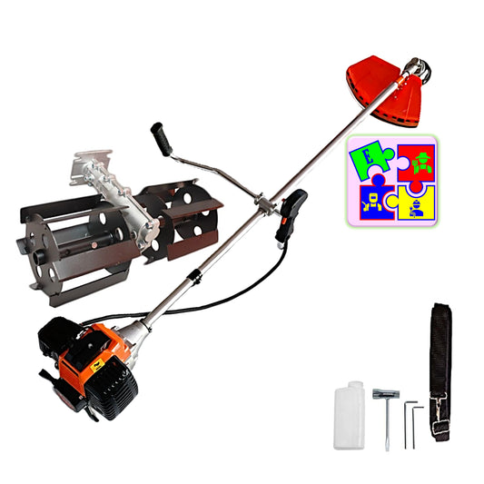 Motocoasa pe benzina URAL 7* PROFESSIONAL, 52cc, 6CP, Accesorii Incluse, PRASITOARE