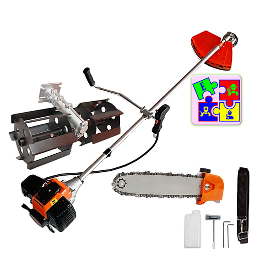 Motocoasa pe benzina URAL 7* PROFESSIONAL, 52cc, 6CP, Accesorii Incluse, CAP DRUJBA, PRASITOARE