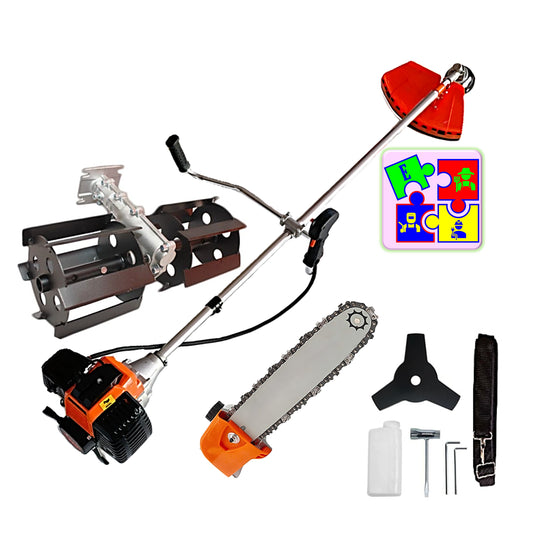 Motocoasa pe benzina URAL 7* PROFESSIONAL, 52cc, 6CP, Accesorii Incluse, DISC STEA METALIC, CAP DRUJBA, PRASITOARE