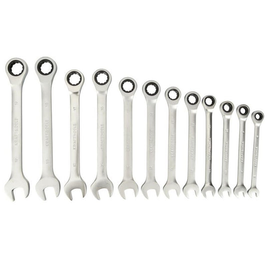 eGOSPODARi.ro - Set chei combinate cu clicket, include 12 elemente, 8-19MM, KRAFT Profi K11301
