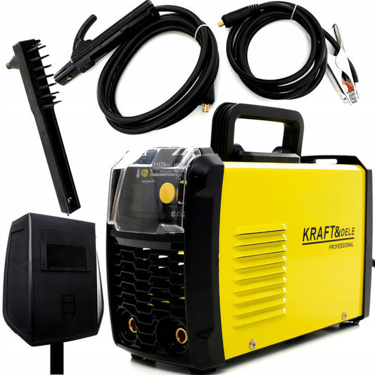 eGOSPODARi.ro Aparat Sudura MMA-330A cu Electrod, Accesorii Incluse, Galben, KRAFT Profi K1852, Poza7